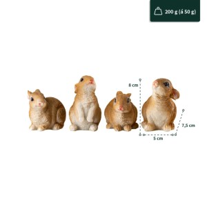 VERDOBA Teich Gartenfiguren Häschen