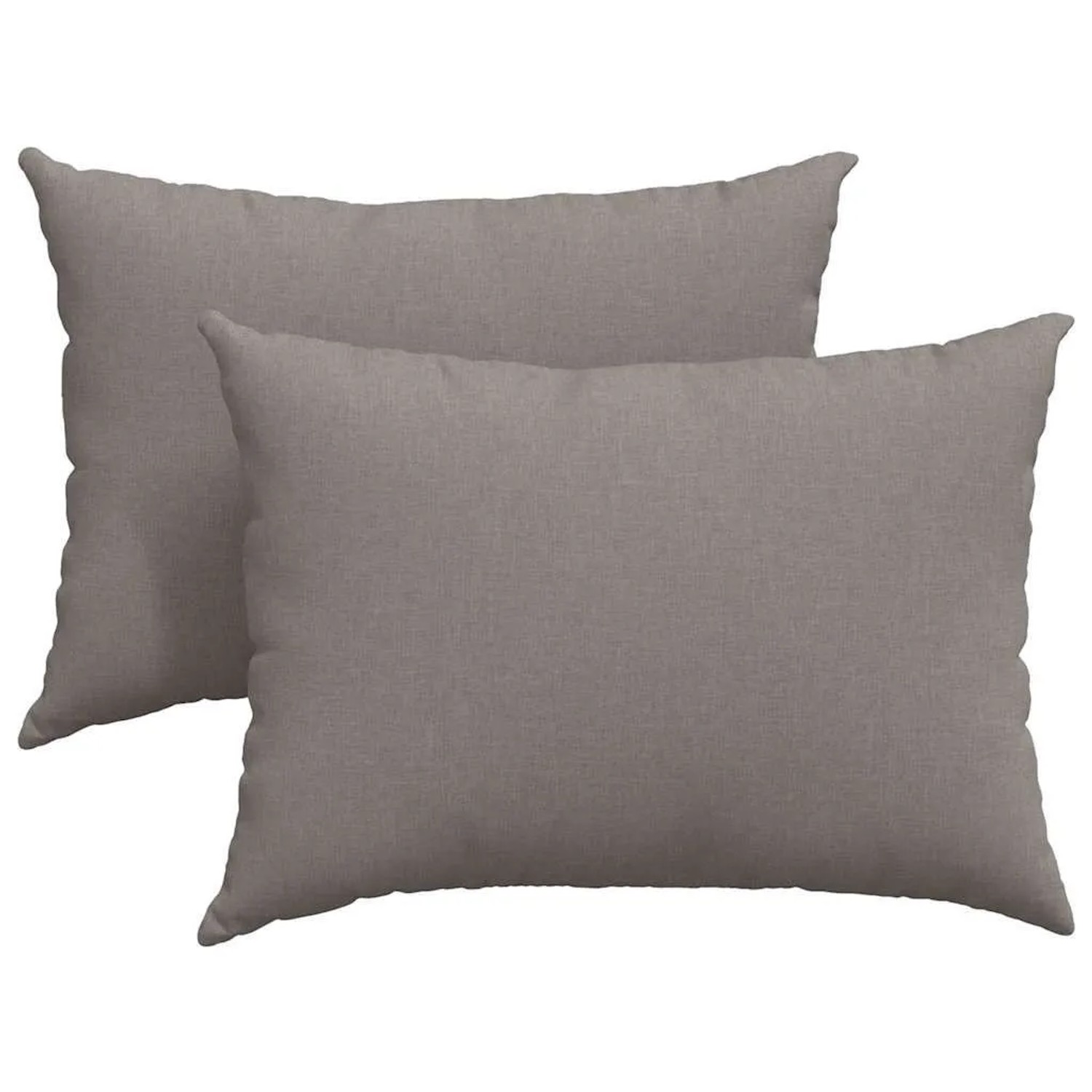vidaXL Sofakissen 2 Stück Taupe 70 x 50 cm Stoff 42013745