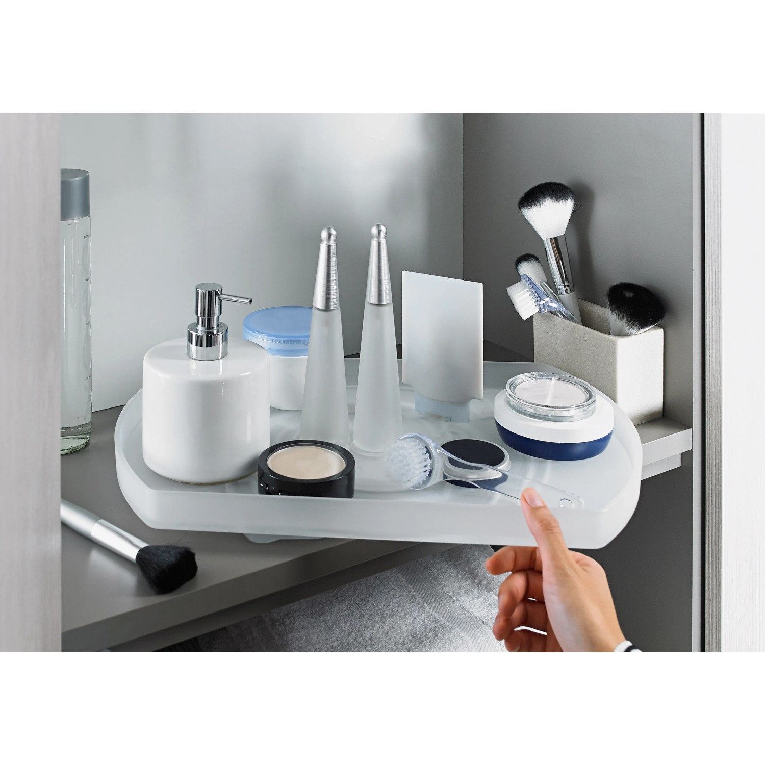 Hettich Drehteller Kühlschrank Comfort Spin 360° Drehbar Transparent kaufen bei OBI
