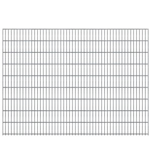 Doppelstabmatte 6/5/6 mm, Zink, 250x183 cm, für Gartenzaun