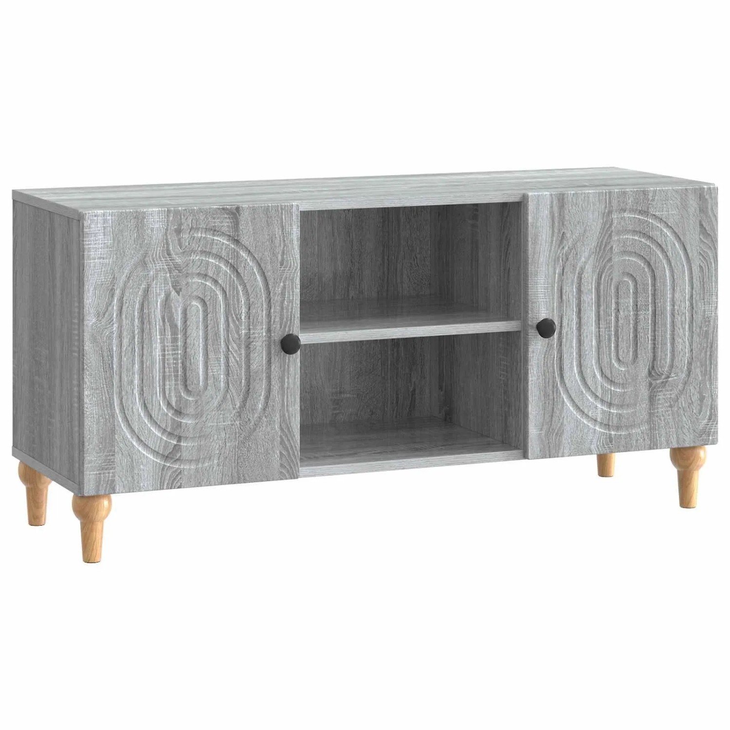 vidaXL TV-Schränk Graues Sonoma 102 x 34,5 x 50 cm Holzwerkstoff 894241