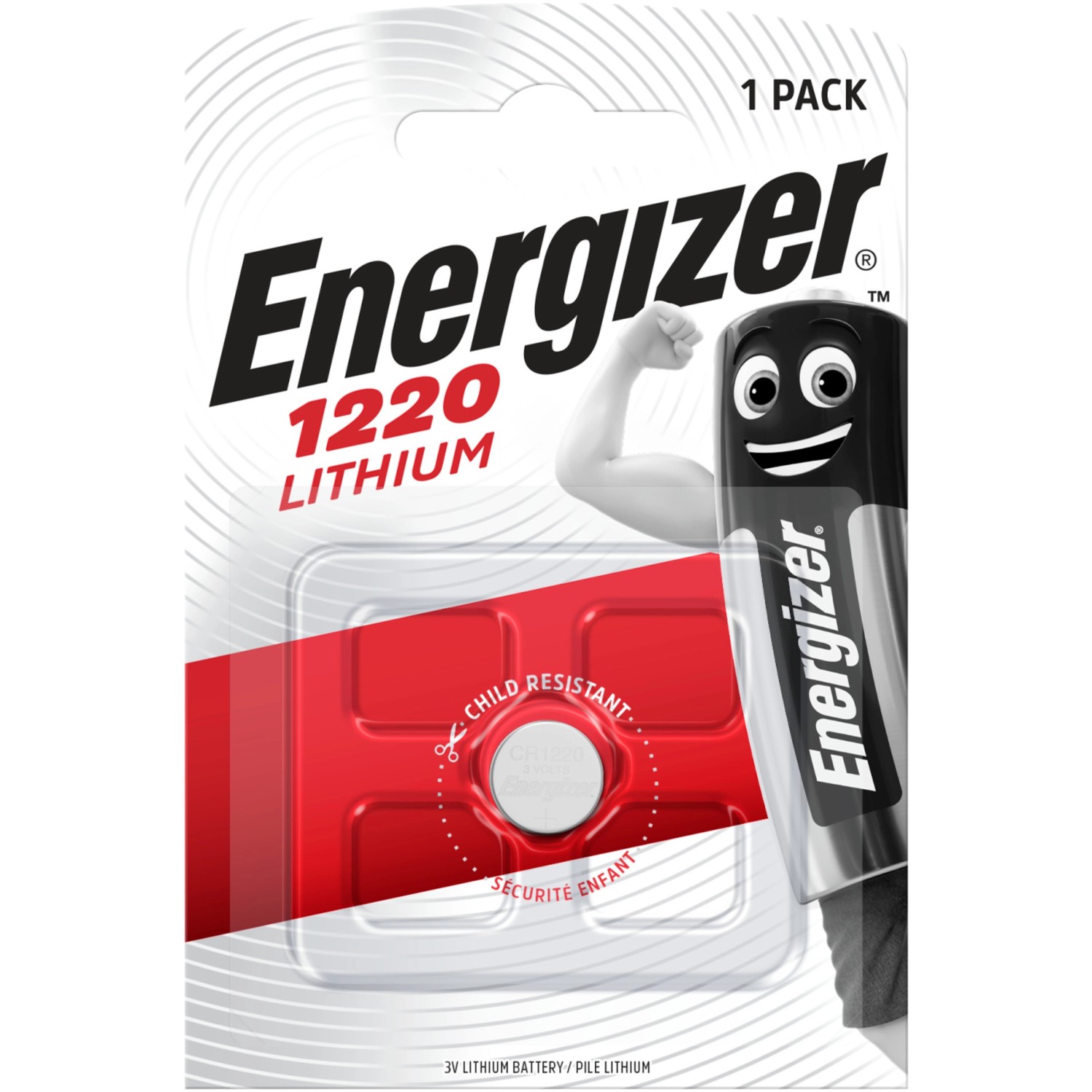 Energizer Knopfzelle Lithium CR 1220 1 Stück