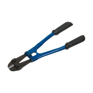 LUX Bolzenschneider 350 mm Classic aus Werkzeugstahl mit blauem Griff und schwarzem Kunststoffhandschutz.