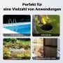 Wiltec Tauchpumpe: Vielseitige Entwässerung von Pool, Sickergrube, Gartenteich und Keller.
