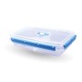 Bestlivings Frischhaltebox Fresh System, 2 Liter, blau, mit Deckel und Trenner.