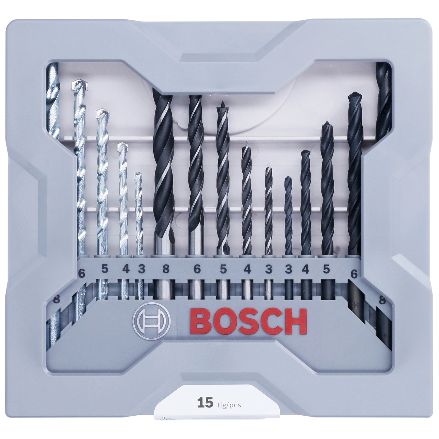 Bosch Bohrer-Set Gemischt 3 mm - 8 mm 15-teilig günstig online kaufen