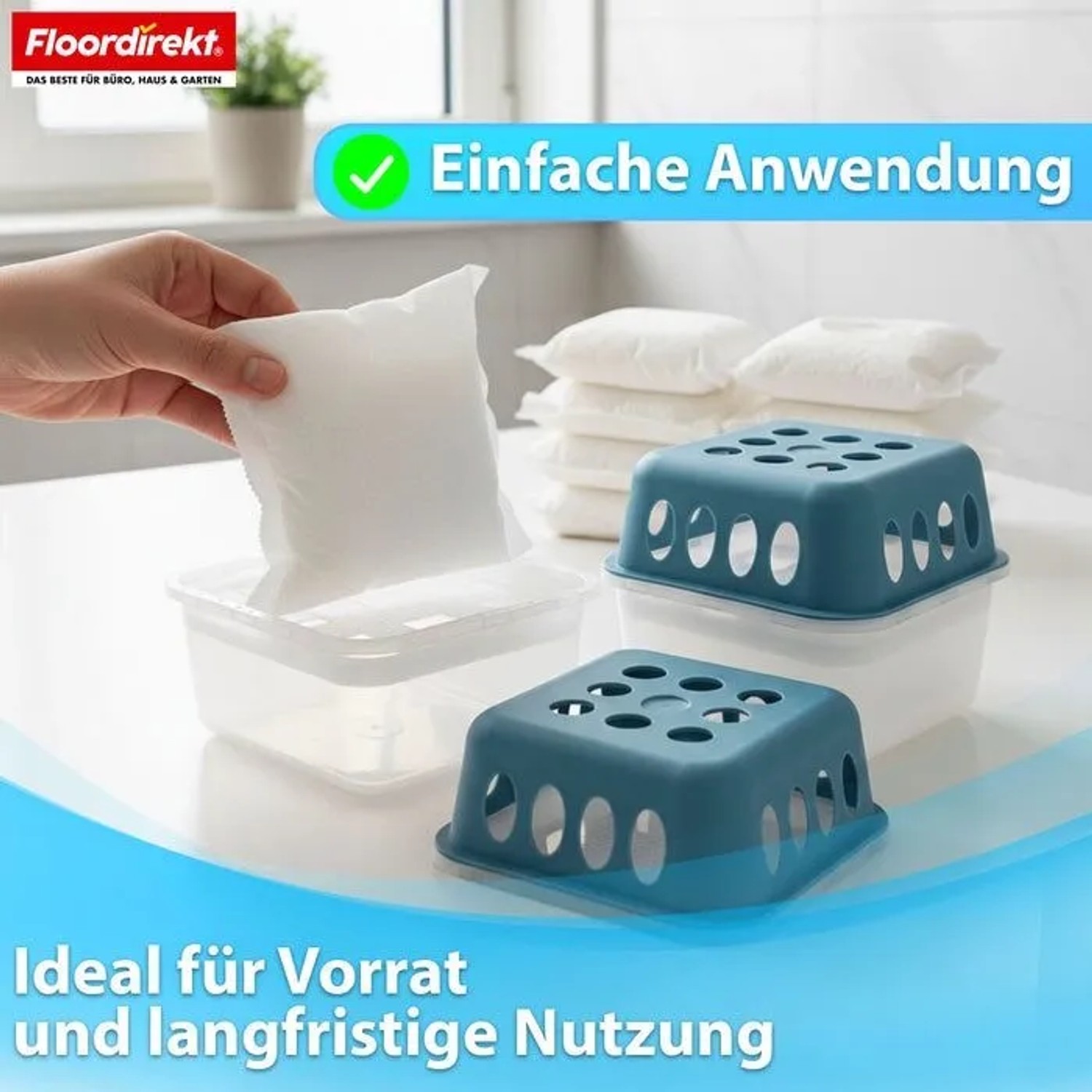 KARAT Luftentfeuchter Nachfüllpack 12er-Set für Raumentfeuchter Boxen.