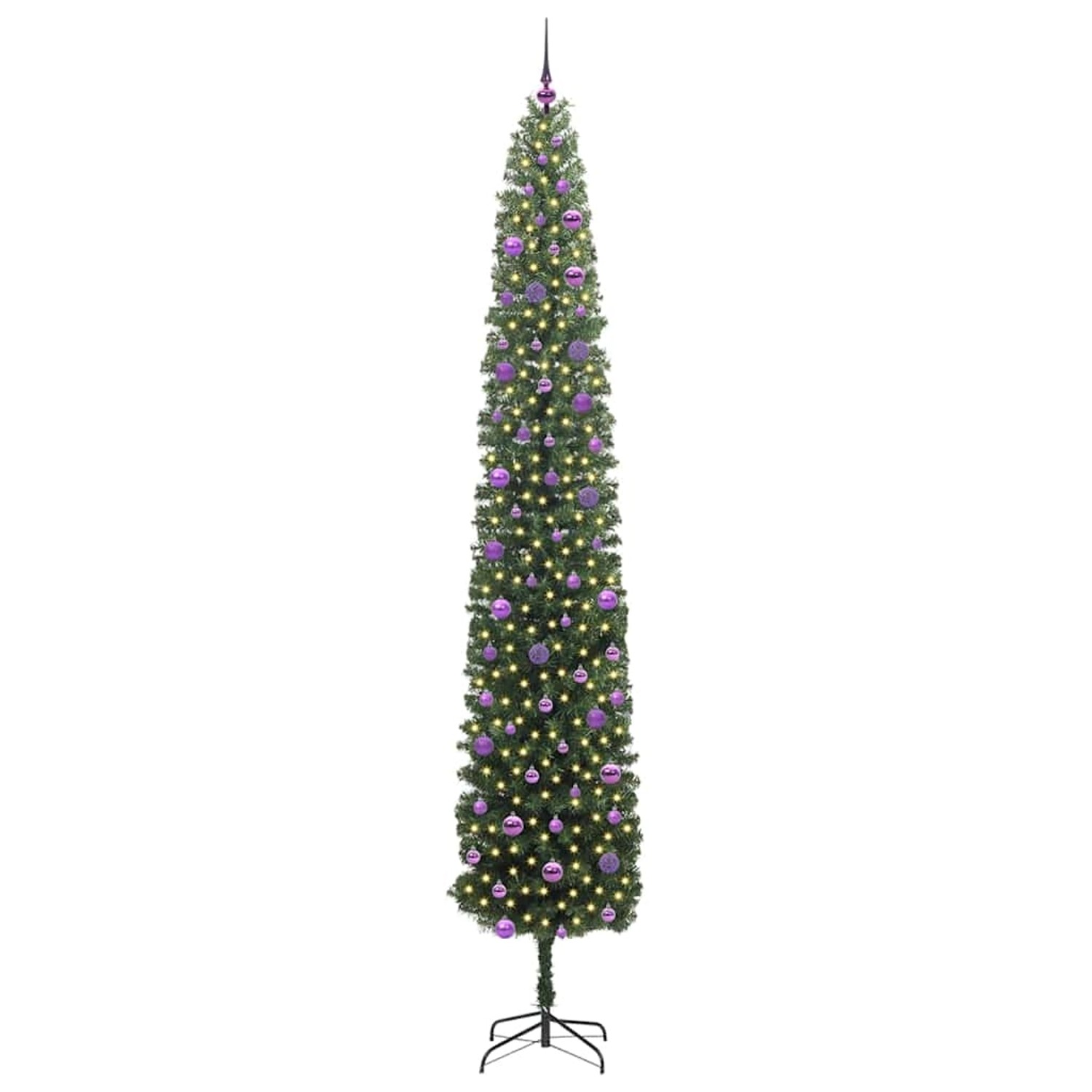 Thumbnail - vidaXL Künstlicher Weihnachtsbaum mit 300 LEDs mit Ständer Grün 270 cm 3394984