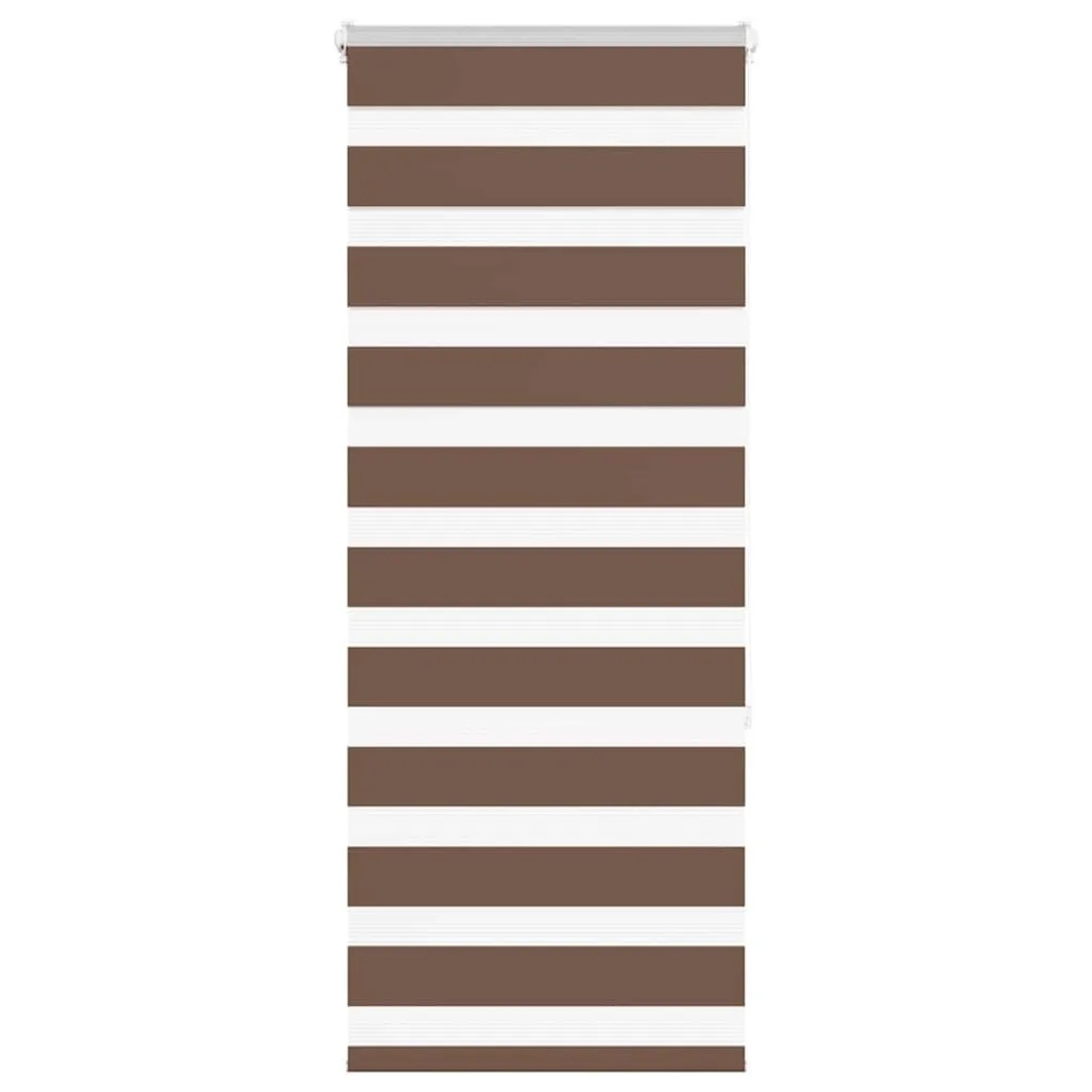 vidaXL Doppelrollo Braun 60x150 cm Stoffbreite 55,9 cm Polyester 4014331 günstig online kaufen