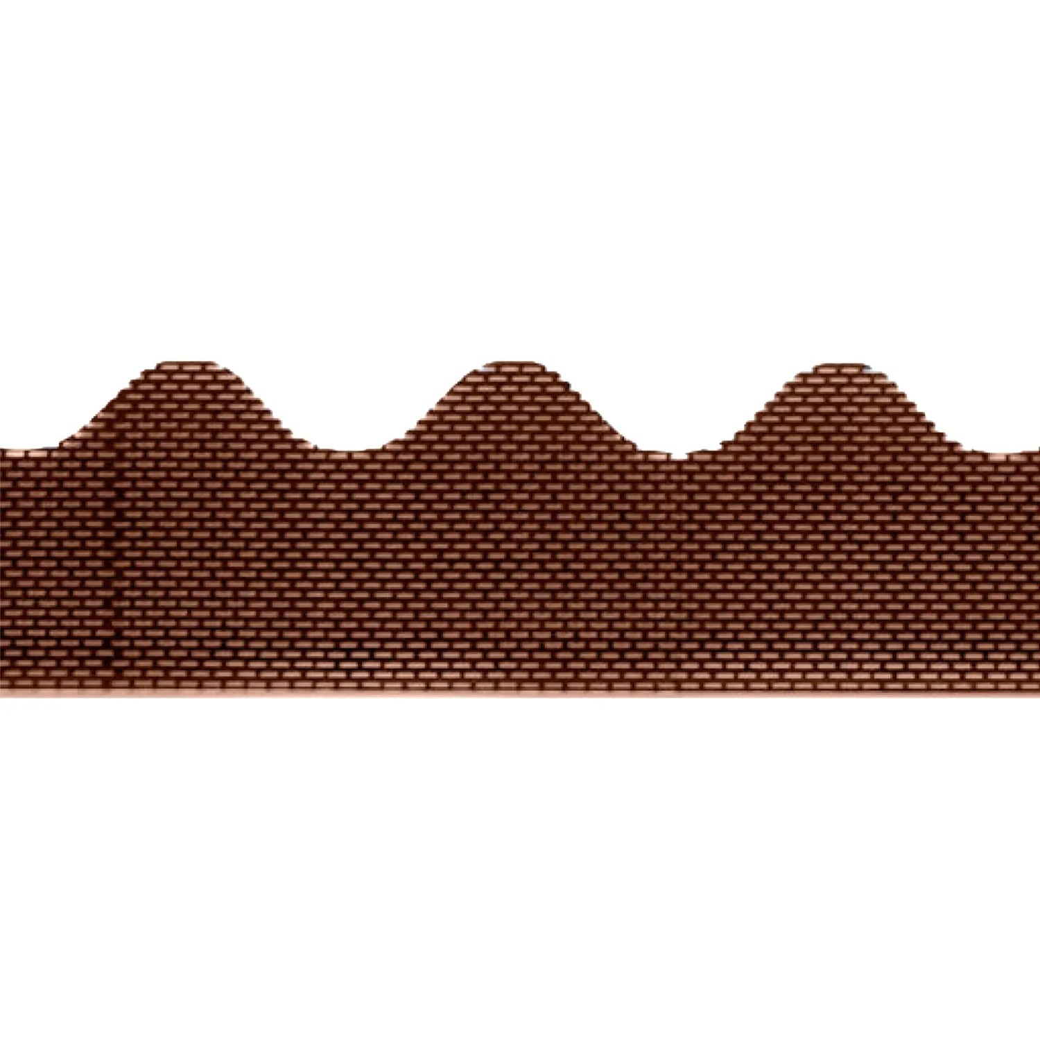 Daprona Traufenbelüftungsprofil Wellenförmig 105cm PVC Braun