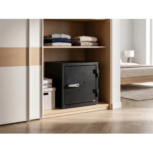 Vente-unique Schmuckaufbewahrung Mirilo Schwarz 44 cm