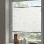 Weißes Gardinia Plissee Concept Lissy, 100x130 cm, mit Klemmträgern am Fenster.