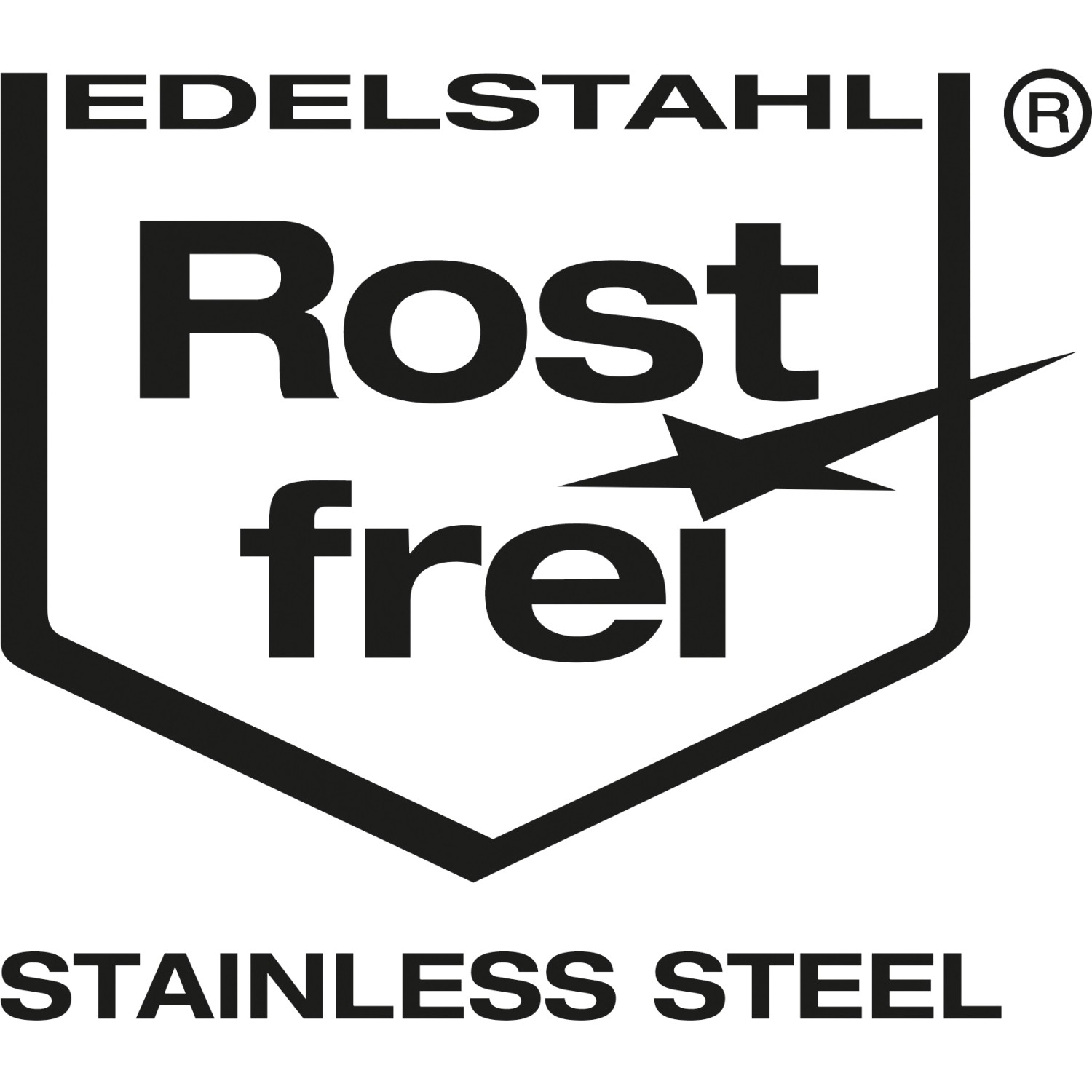 Symbol: Rostfreier Edelstahl für Einhell Tauchdruckpumpe GC-DW 900 N.
