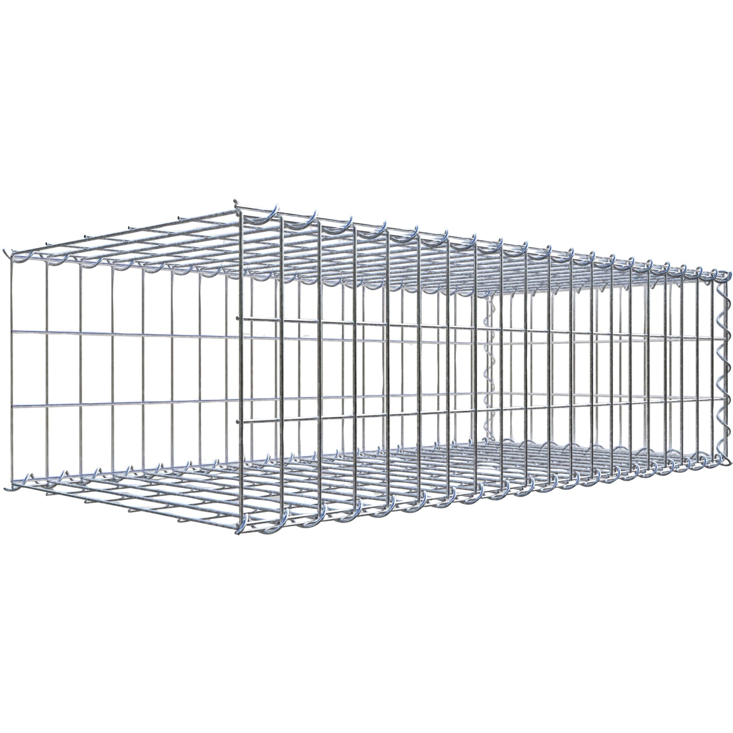 Gabiona Gabione-Anbaukorb Typ 2 30 x 100 x 50 cm Maschenw 5 x 10 cm