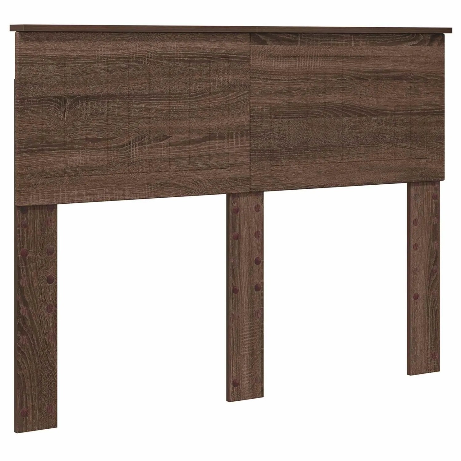 vidaXL Kopfteil mit Kopfteil Braun Eichen-Optik 120 cm Holzwerkstoff 888448