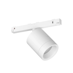Weißer Philips Hue LED-Spot Perifo für Schienensystem, Erweiterung für flexible Beleuchtung.