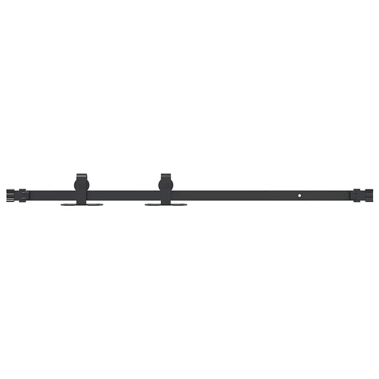 vidaXL Schiebetürbeschlag Set für Schranktüren 91 cm Karbonstahl 4009672 günstig online kaufen