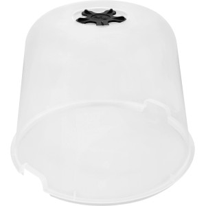 Transparente Elho Anzuchthaube Green Basics, Ø 30 cm, für Pflanztöpfe.