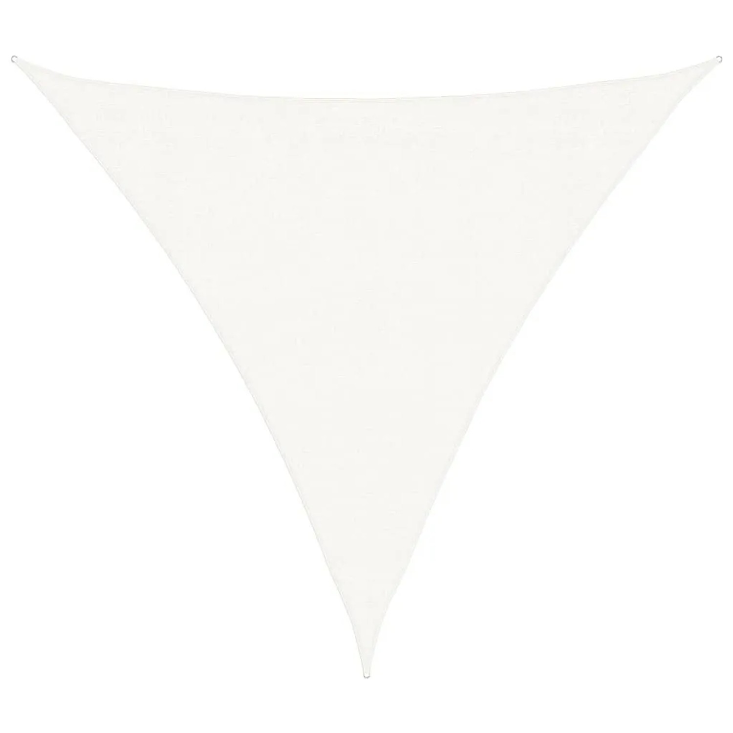 vidaXL Sonnensegel HDPE Dreieckig 3,6 x 3,6 x 3,6 m Weiß 43018