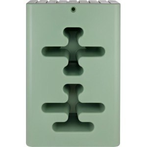 ARVES Regentonne Barletta 280 l Salvia, rechteckige, grüne Tonne mit Aussparungen.