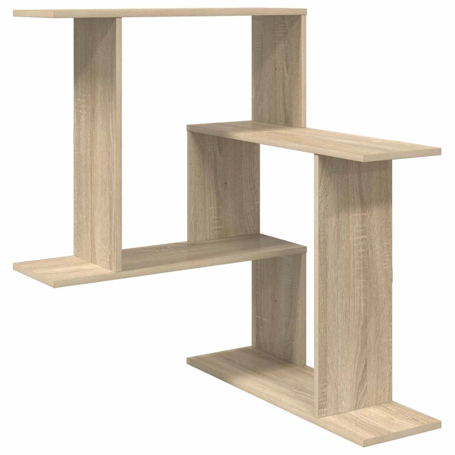vidaXL Wandregal Sonoma-Eiche 67 x 67 x 87 cm Holzwerkstoff 8012222