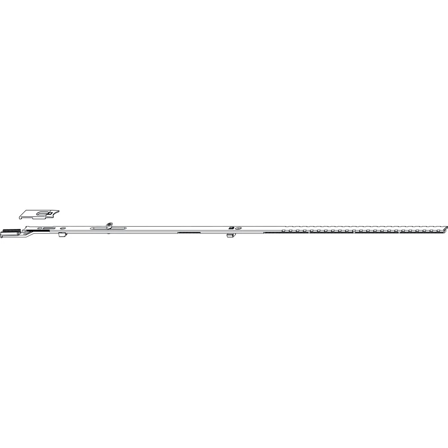 Maco Mt Verlängerungsriegel Länge 600mm Ablängbar auf 400/250mm 1iS