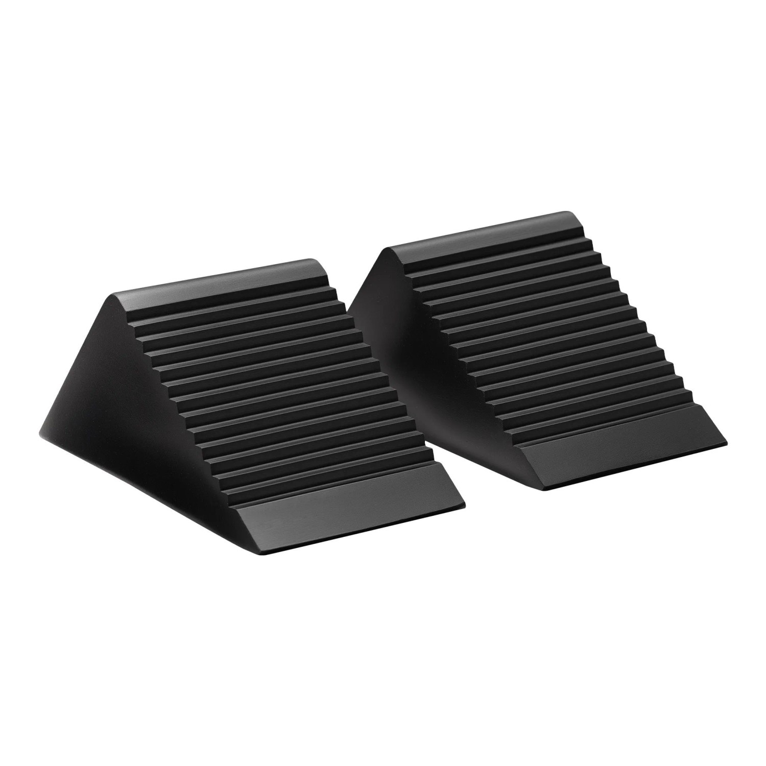 Wiltec Unterlegkeil 2Er Set 129X77X60Mm 2T Bremskeil Anhänger Wohnmobil Radkeil