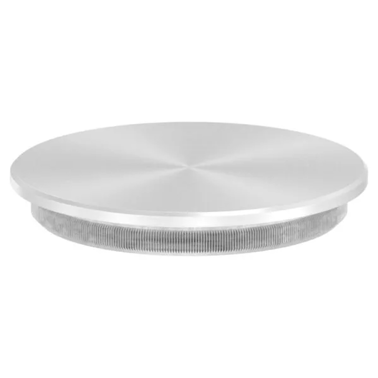 FeNau Einsteckkappe Edelstahl V2A Für Rohr Ø 48,3 mm Wandstärke 3,0 mm Flach