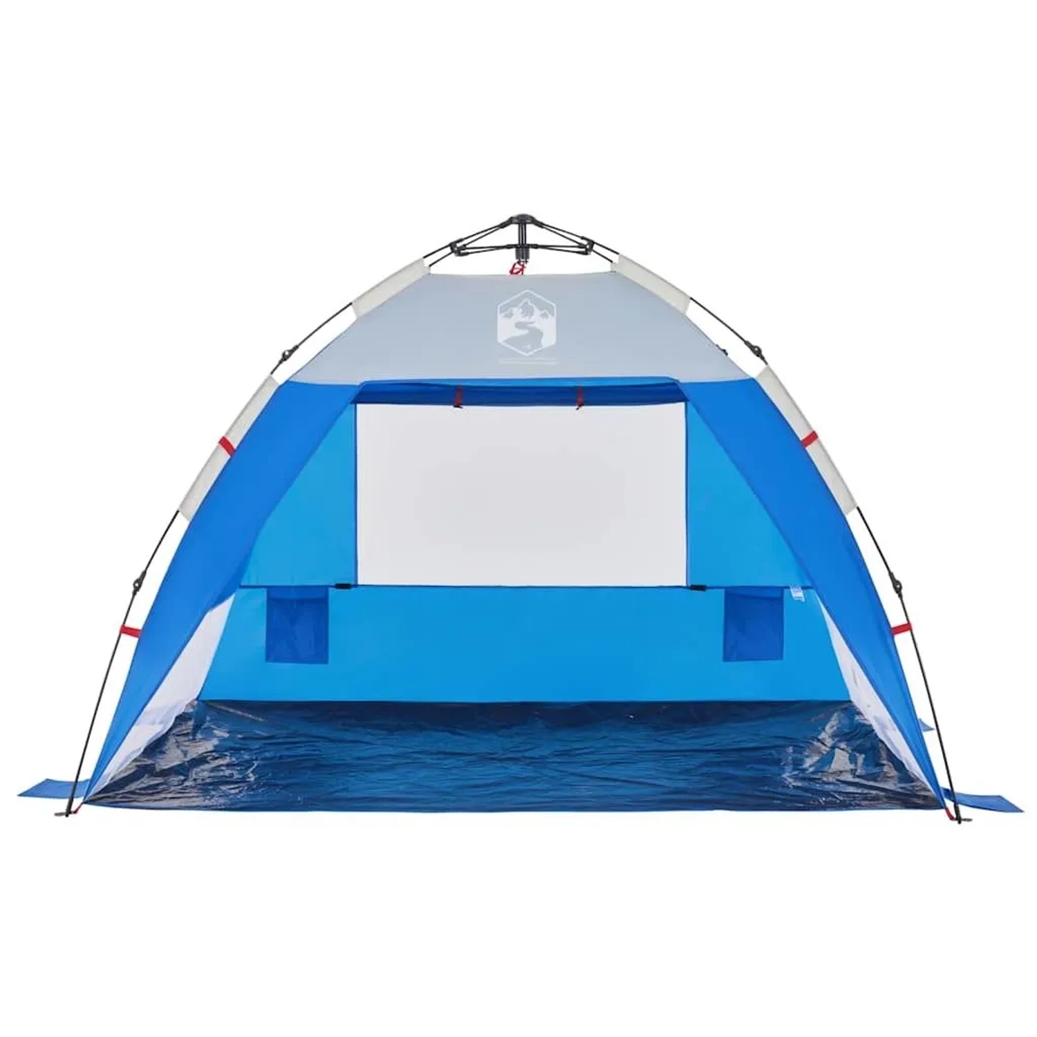 vidaXL Strandzelt 2 Personen Azurblau Quick Release Wasserdicht 4005299_6