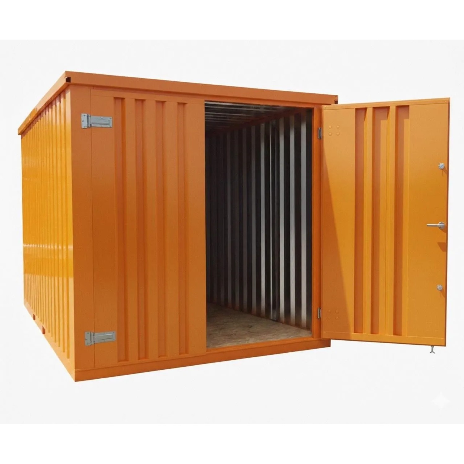 LagercontainerXXL 4m Lagercontainer mit Doppeltür & Doppelverriegelung RAL2 günstig online kaufen