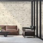 Elabrick Eckverblender Sevilla, beige-braune Steinoptik, für Innen- und Außenbereich.