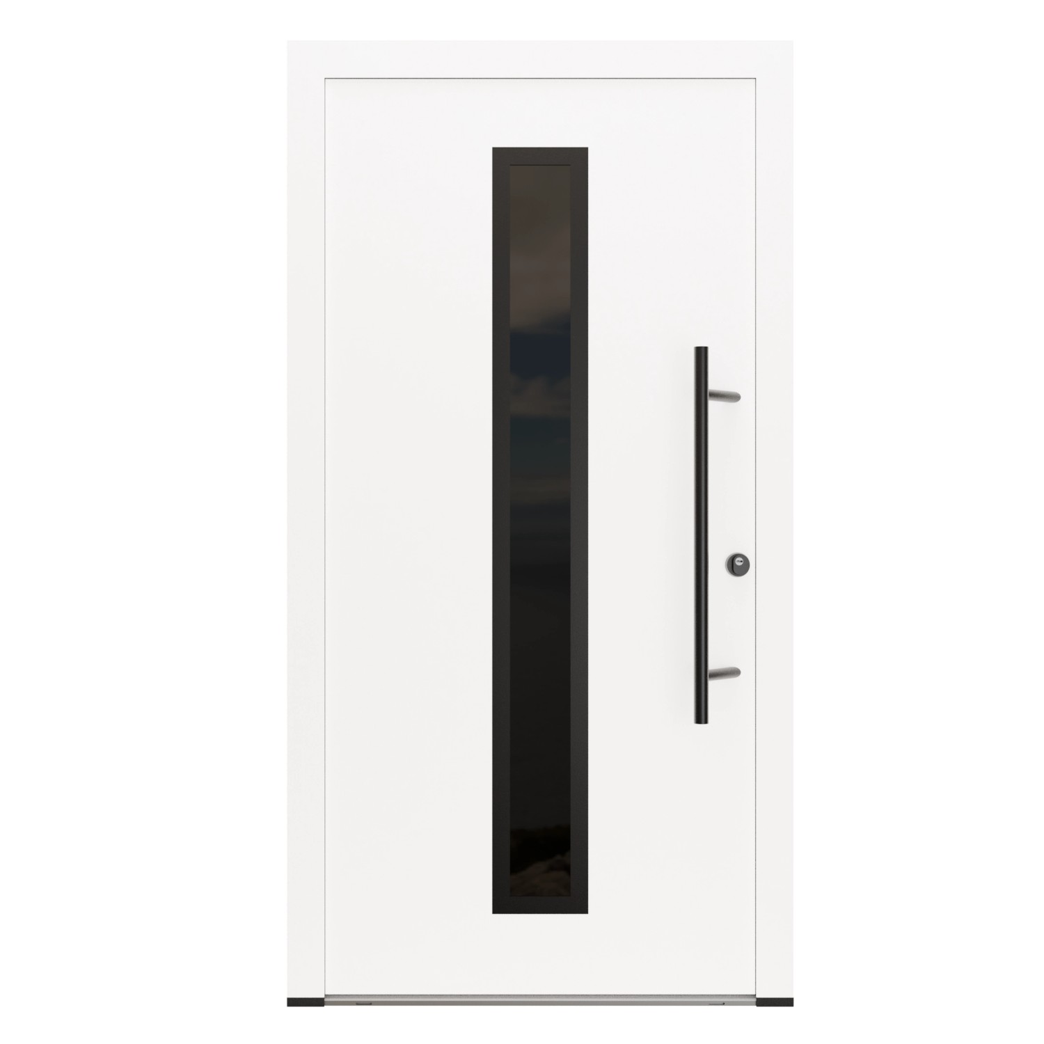 FM Türen AS68 Modell 21 1000 x 2000 Weiß Rechts Innen Beschläge Set 13 Glas 09