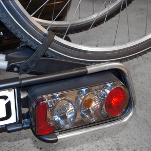 Eufab Anhänger-Rücklicht-Set rechts mit Rauchglas für Fahrradträger.