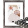 Bilderrahmen 15x20 cm im Antik-Stil mit Metall-Optik aus Massivholz. Ideal für Fotos und Kunstdrucke.