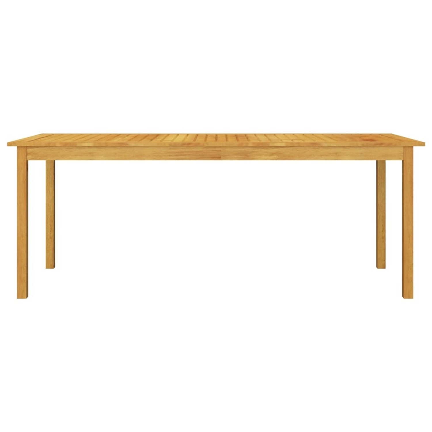 vidaXL Gartentisch aus Akazienholz, 200x90 cm, Teil der 9-tlg. Garten-Essgruppe.