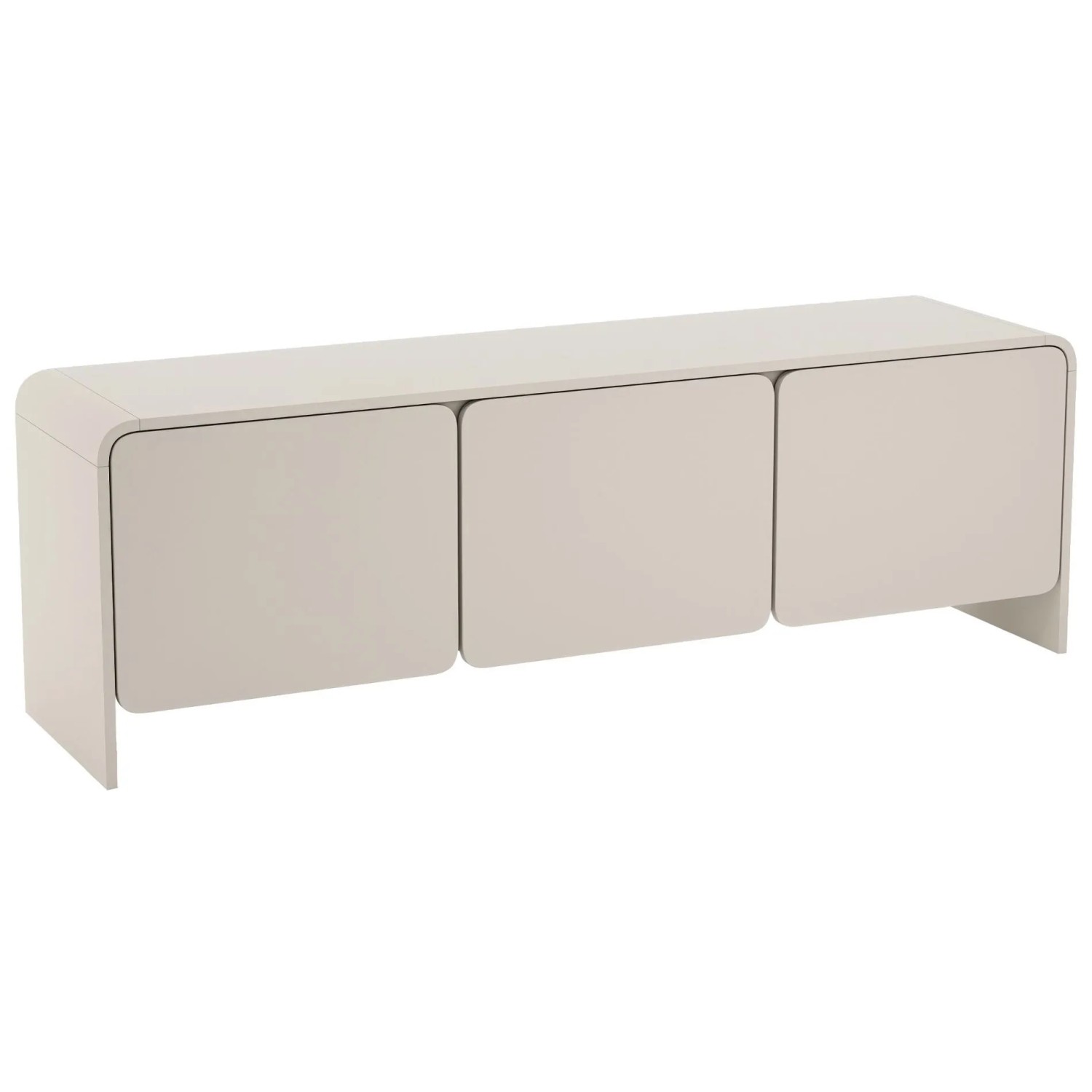TV-Lowboard Lummo 156 cm 3-türig Kaschmir