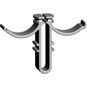 Marley ClipFix Befestigung für Duplex-Dachrinne, Detailansicht.