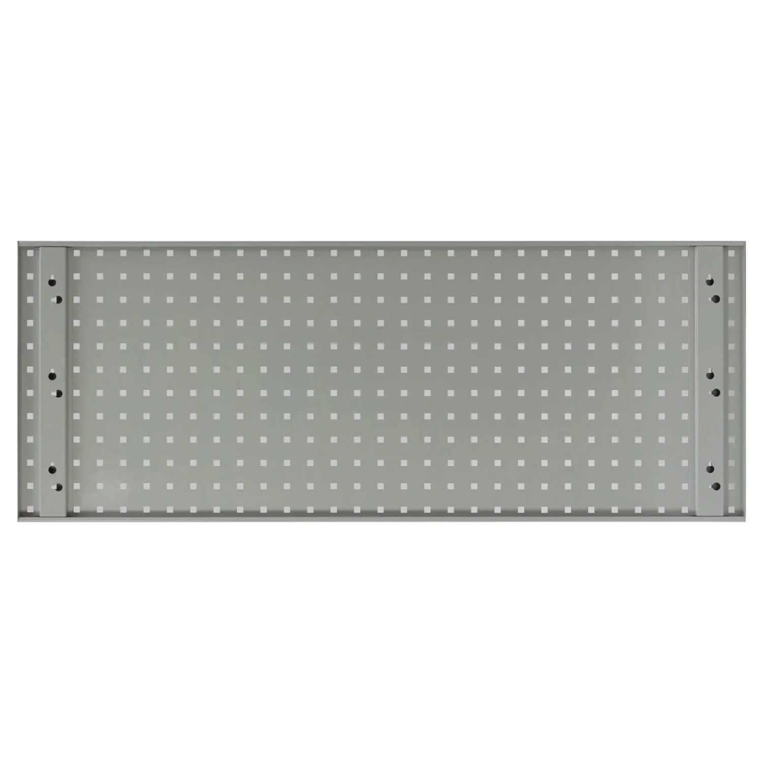 PROREGAL Lochplatte, 117,7x45,6 cm, lichtgrau. Ideal für Werkstatt & Garage.