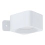 EGLO LED Wandleuchte MURAGLIE, weiß, eckig, dimmbar per Touch. Akku-betriebene Lampe.