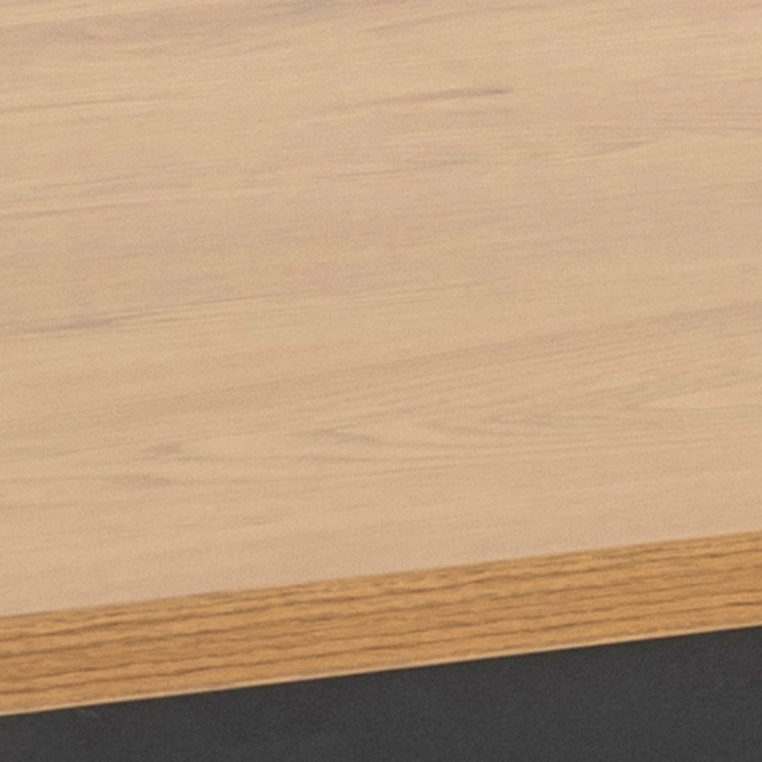 Detailansicht: ebuy24 Sea Esstisch mit Wildeiche Dekor, Tischplatte in Holzoptik.