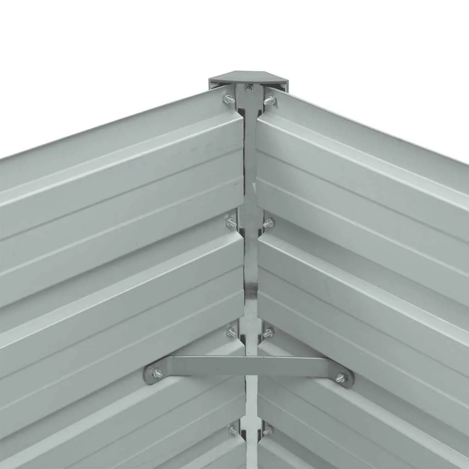 vidaXL Garten-Hochbeet Anthrazit 100 x 40 x 45 cm Verzinkter Stahl 45733_7