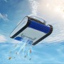 Ecovacs Poolroboter Ultramarine P1 in Weiß-Blau bei der Reinigung im Pool.