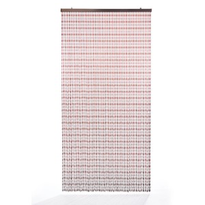 Kobolo Türvorhang AMBER, braun transparent, 80 Stränge, 100x210 cm. Dekoartikel & Wohnaccessoires.