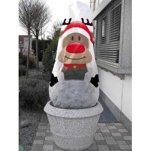 Winterschutz Vlieshaube Rudi, 130x160cm, für Topfpflanzen im Garten.