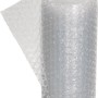 Rolle Luftpolsterfolie, 1 m x 5 m, transparent, zum Verpacken und Schützen empfindlicher Gegenstände.
