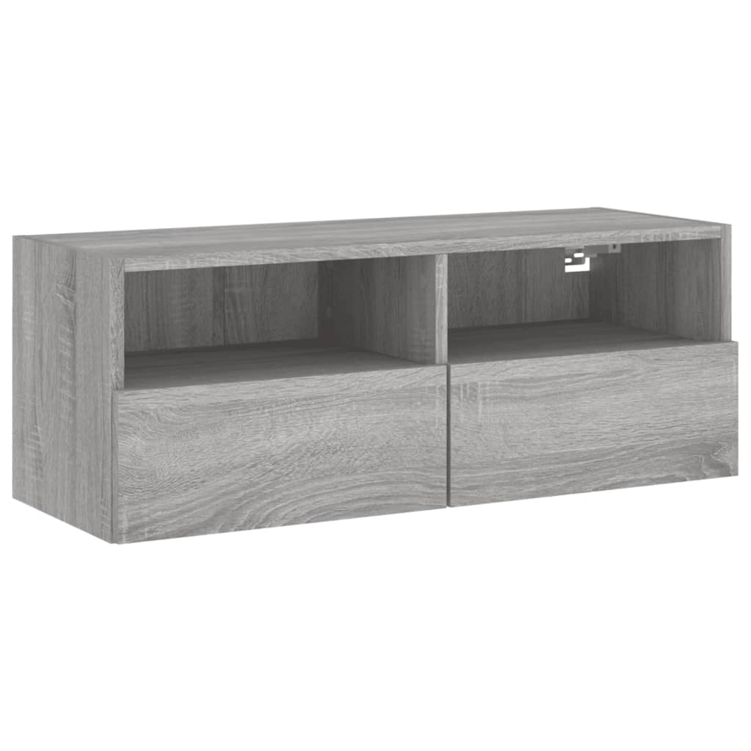 VidaXL TV-Wandschrank Grau Sonoma 80x30x30 cm Holzwerkstoff günstig online kaufen