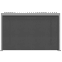 MWH Rolllo CR Series 4m anthrazit. Zugvorhang für Pergola, bietet Schutz vor Sonne und Wind.