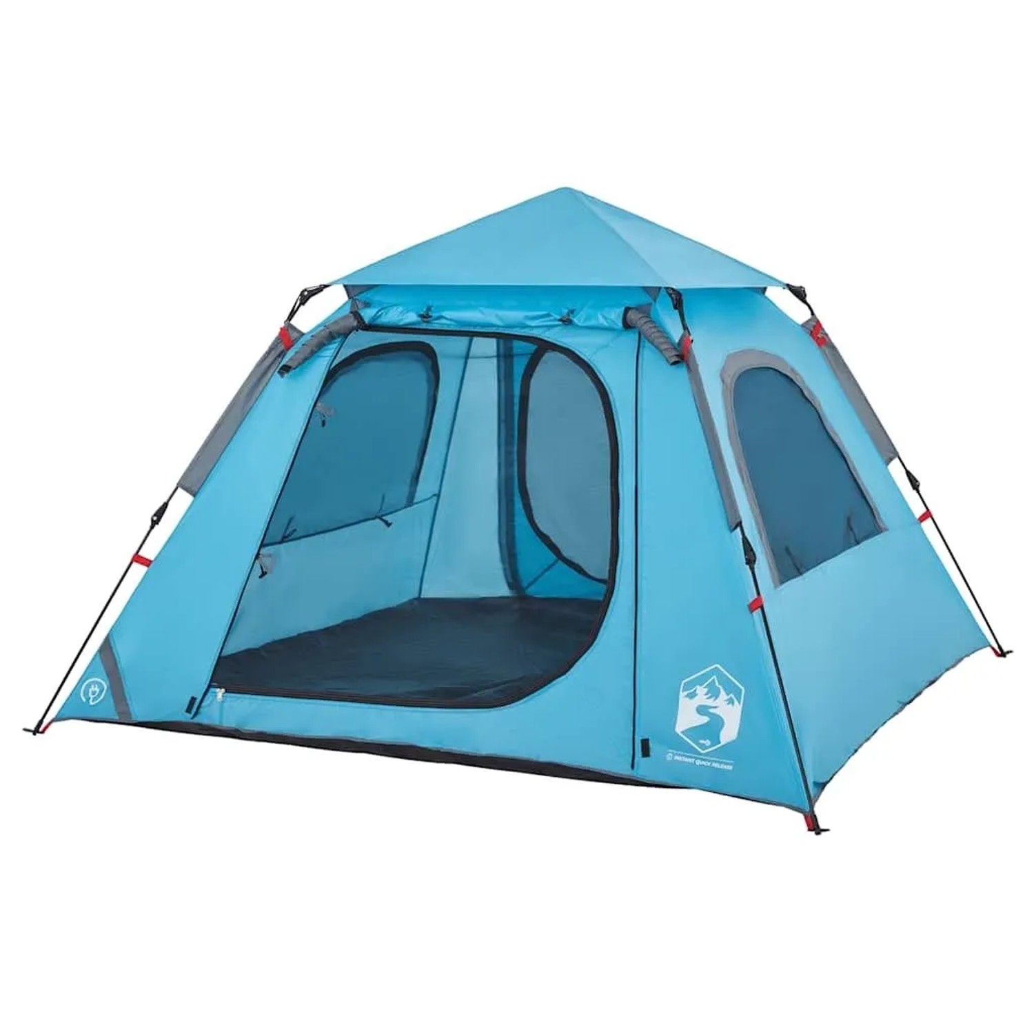 vidaXL Kuppel-Campingzelt 4 Personen Blau Quick Release 4004144 günstig online kaufen