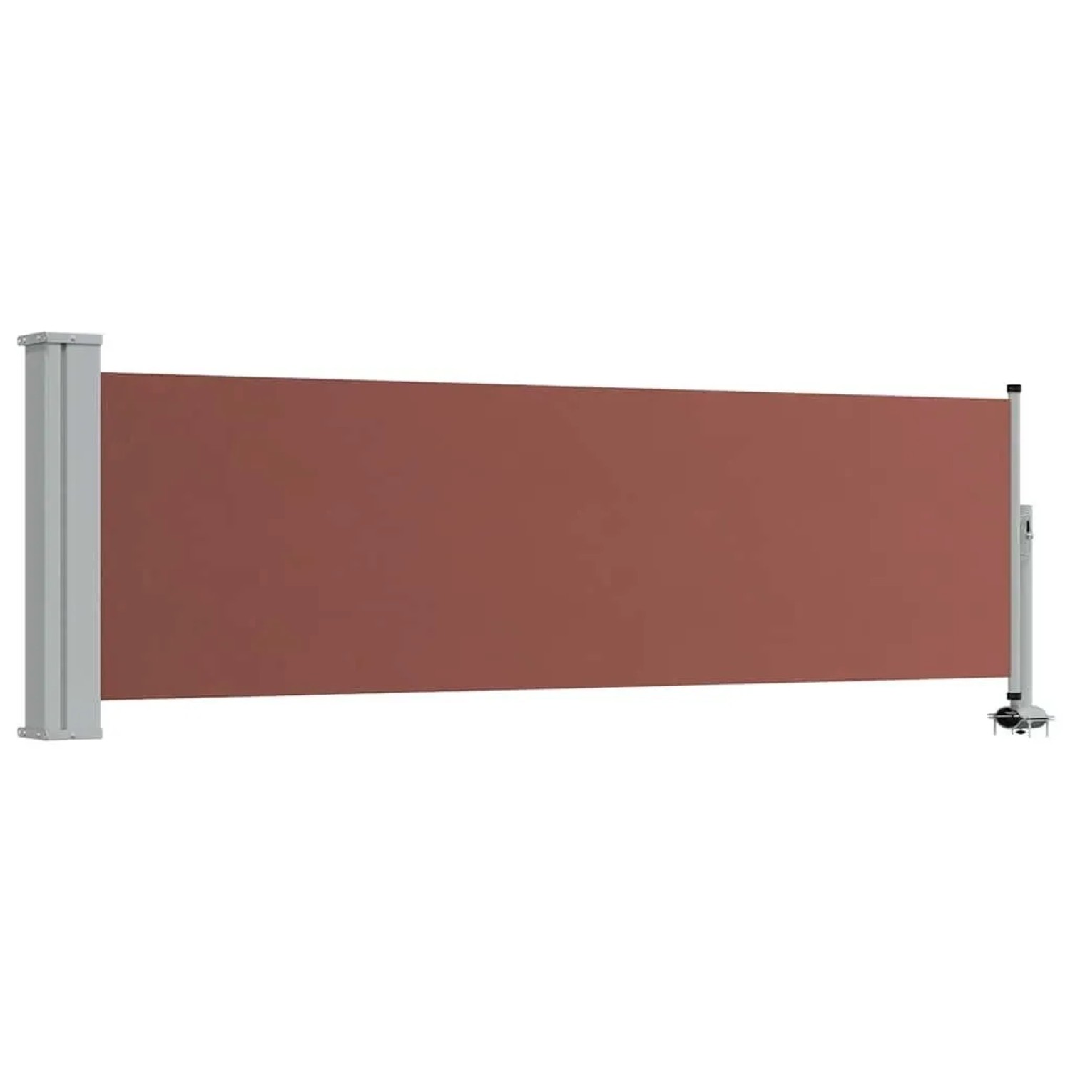vidaXL Ausziehbare Seitenmarkise 80×300 cm Braun 48361