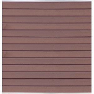 WPC Steckzaun Wollbach in Mokka, ca. 175x180cm, Detailansicht der Zaun-Oberfläche.